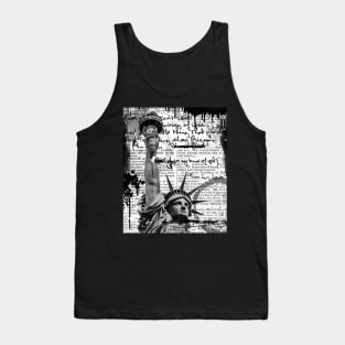 Statue of Liberty Collage Tank Top